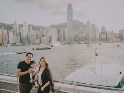 Judd, Stephanie and Sage in Hong Kong